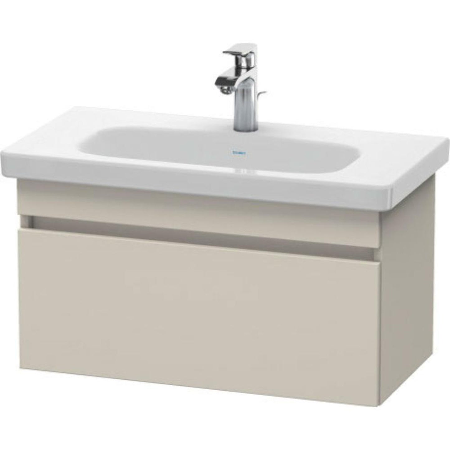 Duravit DuraStyle 29" x 16" x 14" One Drawer Wall-Mount Vanity Unit in Taupe (DS639909191)