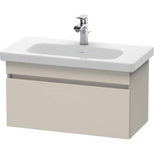 Duravit DuraStyle 29" x 16" x 14" One Drawer Wall-Mount Vanity Unit in Taupe (DS639909191)