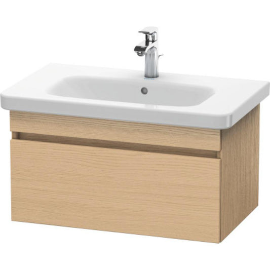 Duravit DuraStyle 29" x 16" x 18" One Drawer Wall-Mount Vanity Unit in Natural Oak (DS638103030)