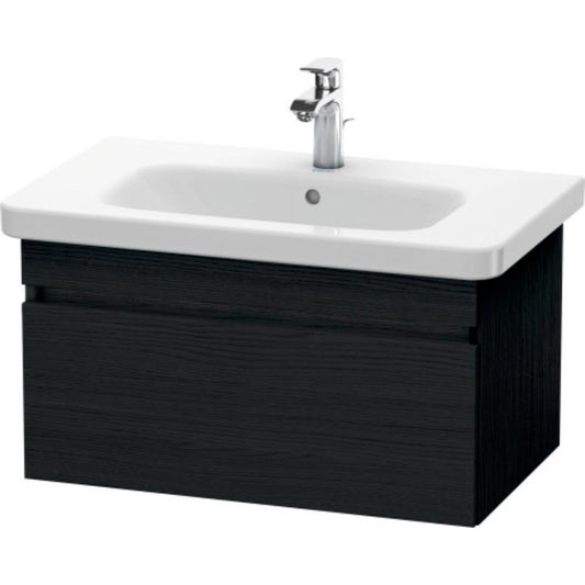Duravit DuraStyle 29" x 16" x 18" One Drawer Wall-Mount Vanity Unit in Oak Black (DS638101616)