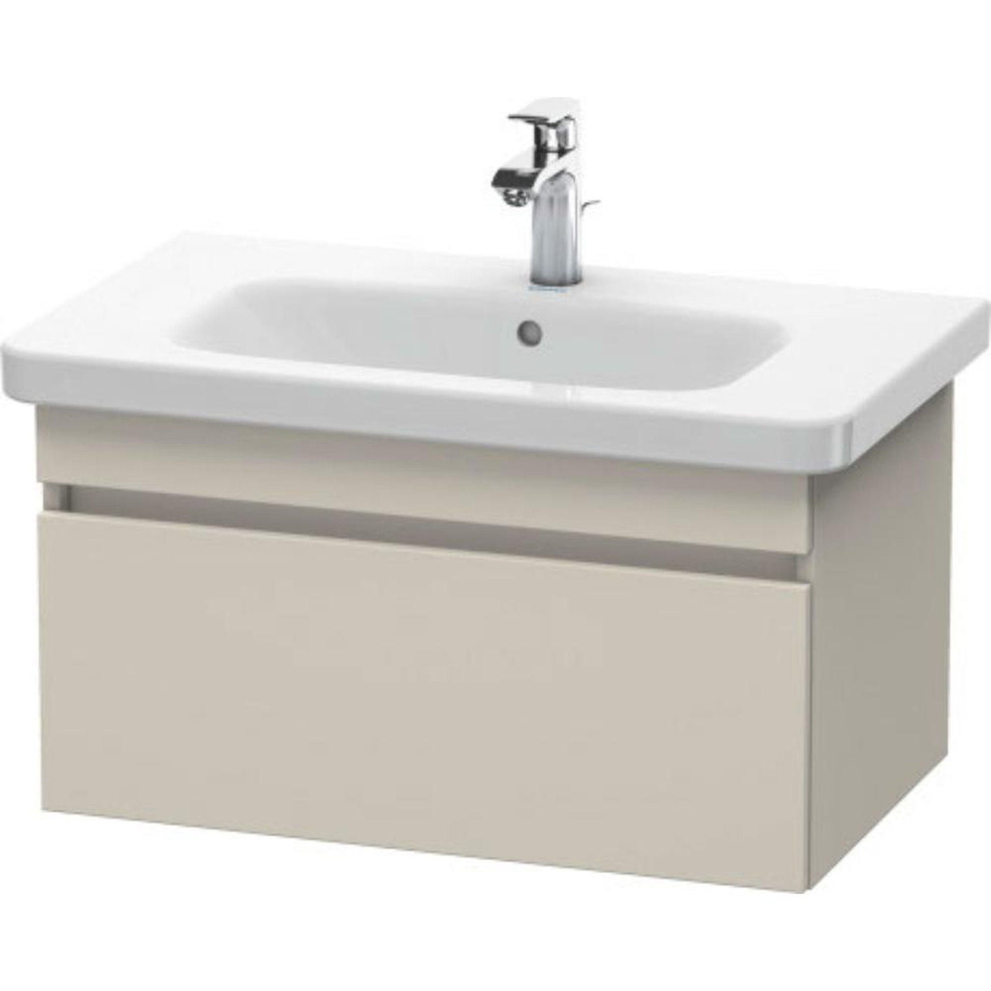 Duravit DuraStyle 29" x 16" x 18" One Drawer Wall-Mount Vanity Unit in Taupe (DS638109191)