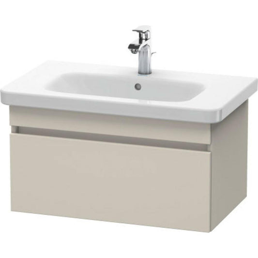 Duravit DuraStyle 29" x 16" x 18" One Drawer Wall-Mount Vanity Unit in Taupe (DS638109191)