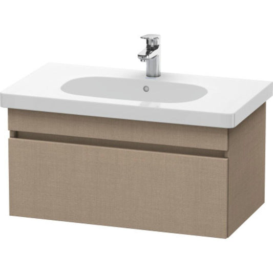 Duravit DuraStyle 31" x 16" x 18" One Drawer Wall-Mount Vanity Unit in Linen (DS638407575)