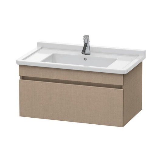 Duravit DuraStyle 31" x 16" x 18" One Drawer Wall-Mount Vanity Unit in Linen (DS638807575)