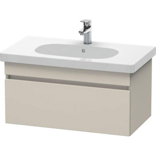 Duravit DuraStyle 31" x 16" x 18" One Drawer Wall-Mount Vanity Unit in Taupe (DS638409191)