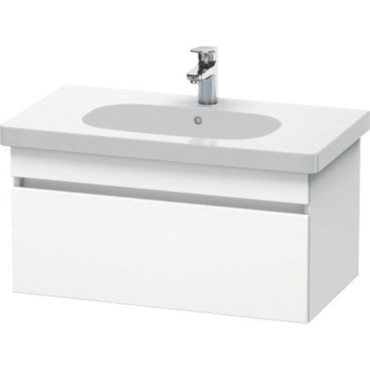 Duravit DuraStyle 31" x 16" x 18" One Drawer Wall-Mount Vanity Unit in White Matt (DS638401818)