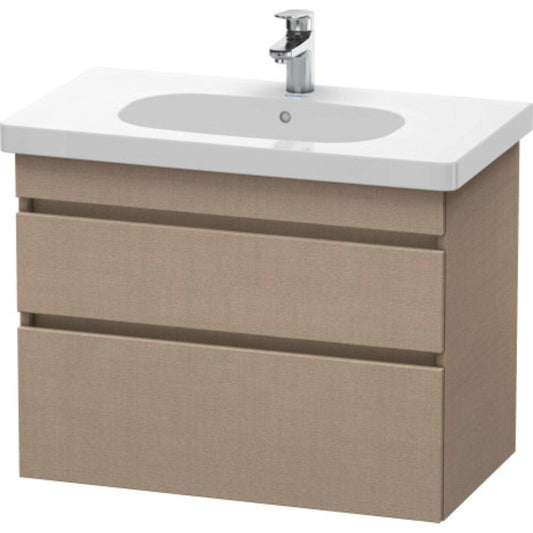 Duravit DuraStyle 31" x 24" x 18" Two Drawer Wall-Mount Vanity Unit in Linen (DS648407575)