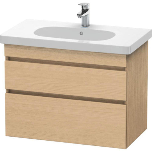 Duravit DuraStyle 31" x 24" x 18" Two Drawer Wall-Mount Vanity Unit in Natural Oak (DS648403030)
