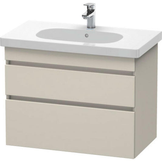 Duravit DuraStyle 31" x 24" x 18" Two Drawer Wall-Mount Vanity Unit in Taupe (DS648409191)
