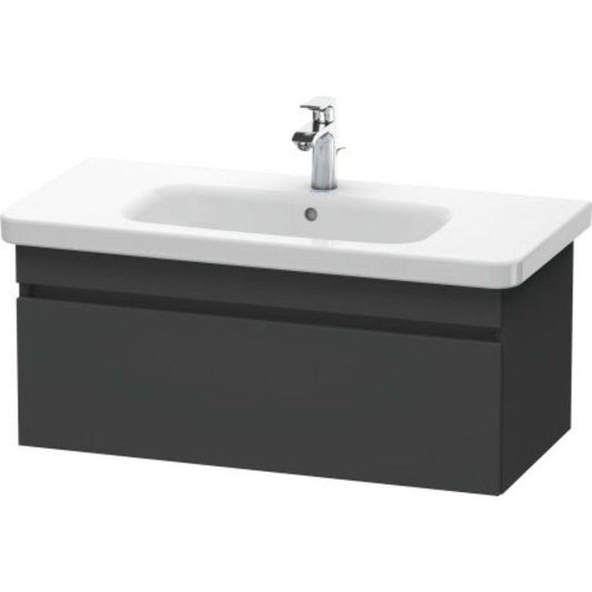 Duravit DuraStyle 37" x 16" x 18" One Drawer Wall-Mount Vanity Unit in Graphite (DS638204949)