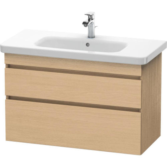 Duravit DuraStyle 37" x 24" x 18" Two Drawer Wall-Mount Vanity Unit in Natural Oak (DS648203030)