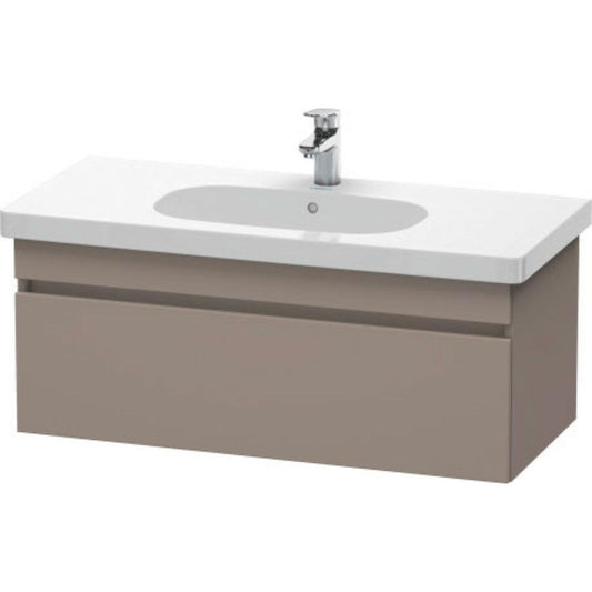 Duravit DuraStyle 39" x 16" x 18" One Drawer Wall-Mount Vanity Unit in Basalt (DS638504343)