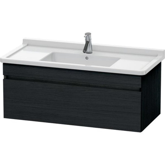 Duravit DuraStyle 39" x 16" x 18" One Drawer Wall-Mount Vanity Unit in Oak Black (DS638901616)