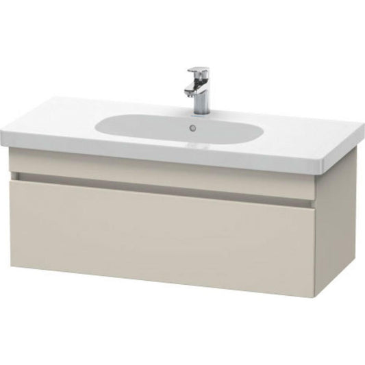 Duravit DuraStyle 39" x 16" x 18" One Drawer Wall-Mount Vanity Unit in Taupe (DS638509191)