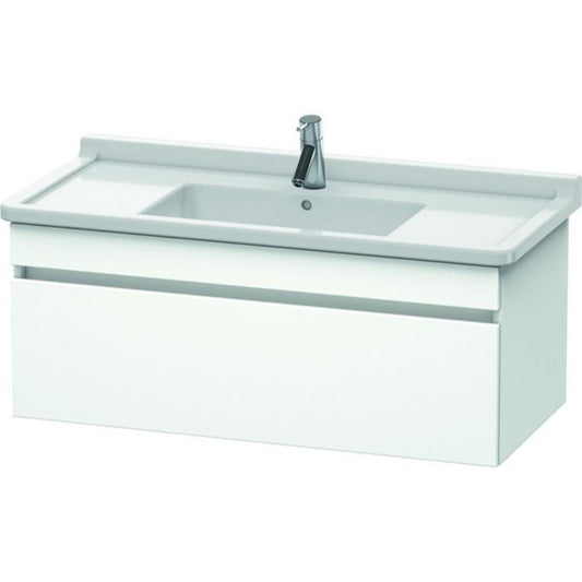 Duravit DuraStyle 39" x 16" x 18" One Drawer Wall-Mount Vanity Unit in White Matt (DS638901818)