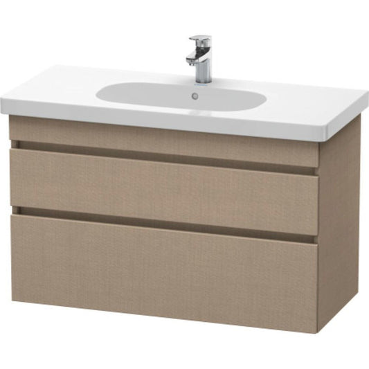 Duravit DuraStyle 39" x 24" x 18" Two Drawer Wall-Mount Vanity Unit in Linen (DS648507575)