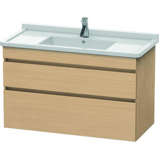 Duravit DuraStyle 39" x 24" x 18" Two Drawer Wall-Mount Vanity Unit in Natural Oak (DS648903030)