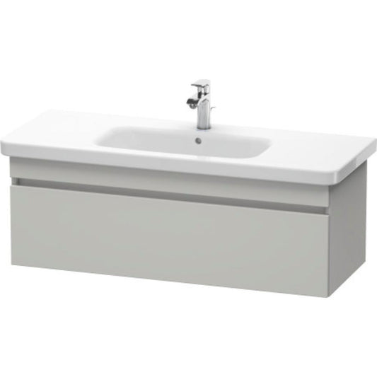 Duravit DuraStyle 44" x 16" x 18" One Drawer Wall-Mount Vanity Unit in Concrete Grey Matt (DS639500707)