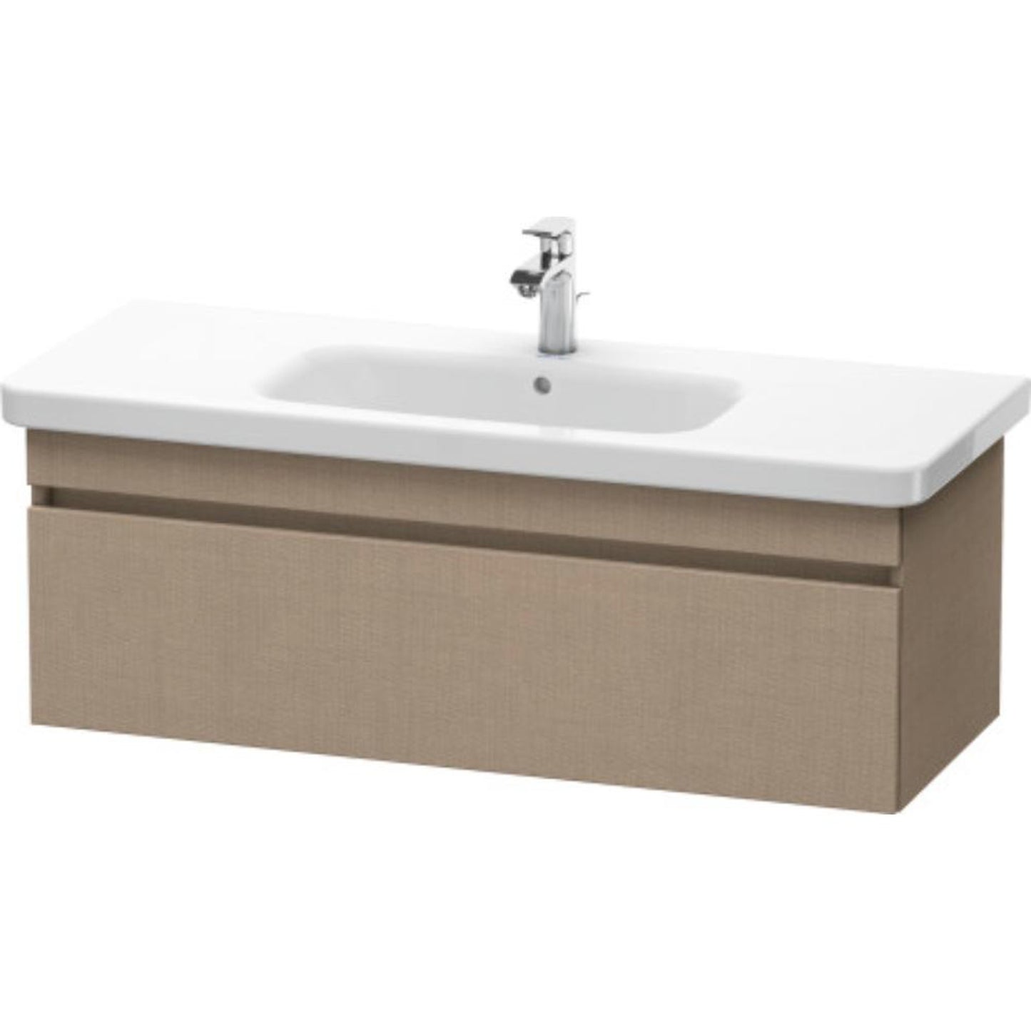Duravit DuraStyle 44" x 16" x 18" One Drawer Wall-Mount Vanity Unit in Linen (DS639507575)
