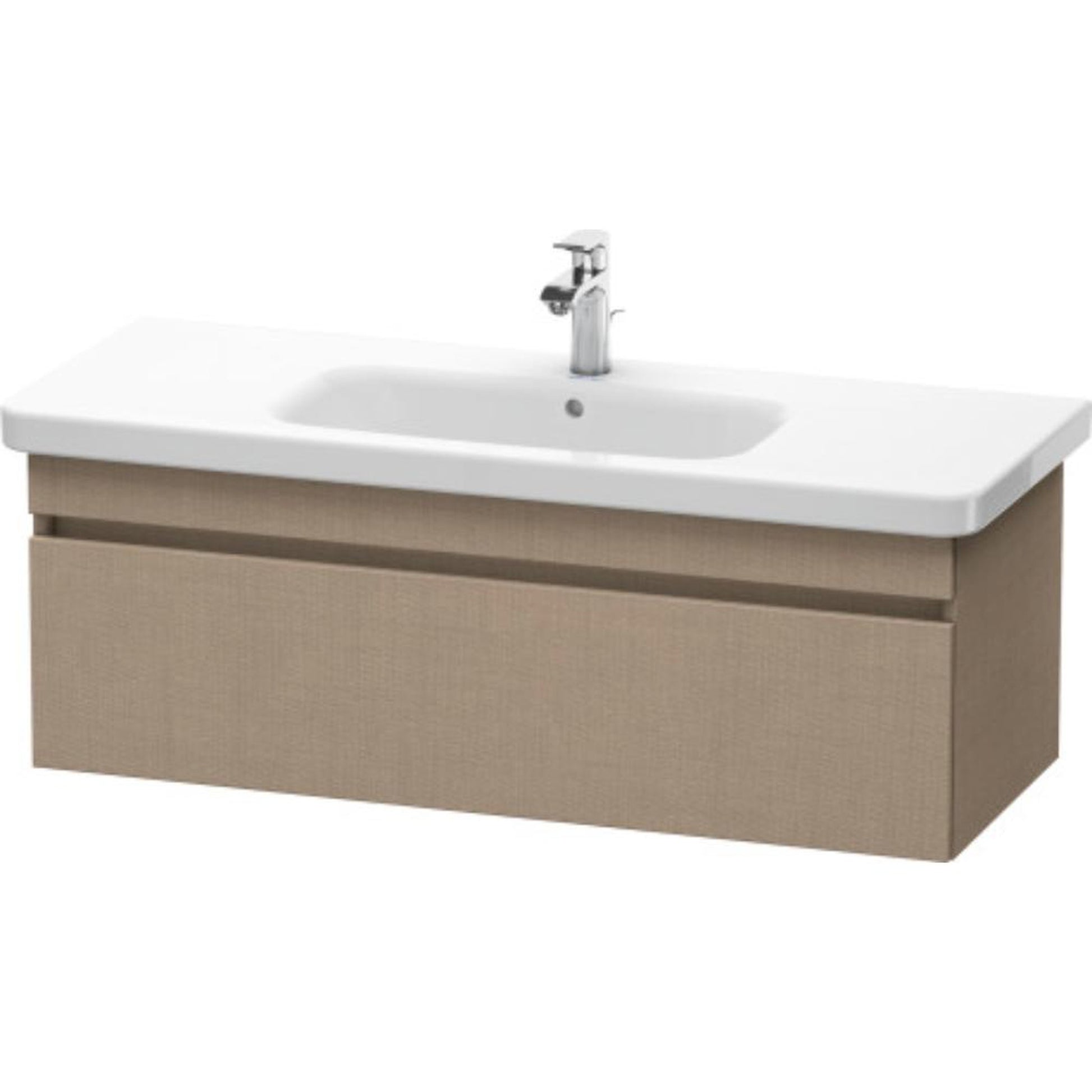 Duravit DuraStyle 44" x 16" x 18" One Drawer Wall-Mount Vanity Unit in Linen (DS639507575)