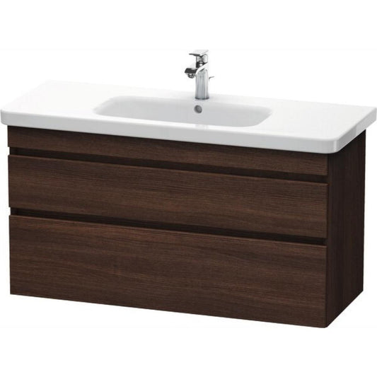 Duravit DuraStyle 44" x 24" x 18" Two Drawer Wall-Mount Vanity Unit in Chestnut Dark (DS649505353)