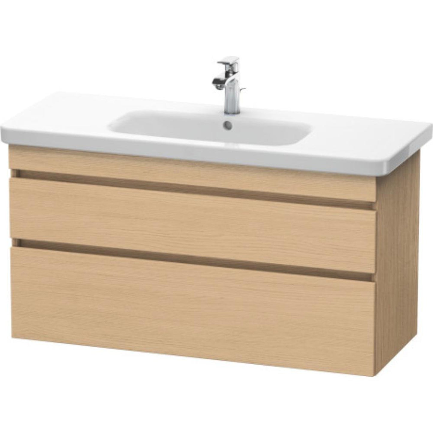 Duravit DuraStyle 44" x 24" x 18" Two Drawer Wall-Mount Vanity Unit in Natural Oak (DS649503030)