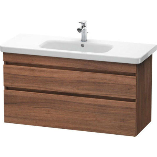 Duravit DuraStyle 44" x 24" x 18" Two Drawer Wall-Mount Vanity Unit in Natural Walnut (DS649507979)