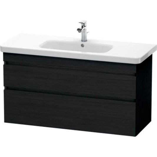 Duravit DuraStyle 44" x 24" x 18" Two Drawer Wall-Mount Vanity Unit in Oak Black (DS649501616)