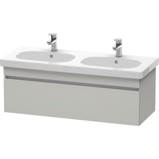 Duravit DuraStyle 45" x 16" x 18" One Drawer Wall-Mount Vanity Unit in Concrete Grey Matt (DS638600707)