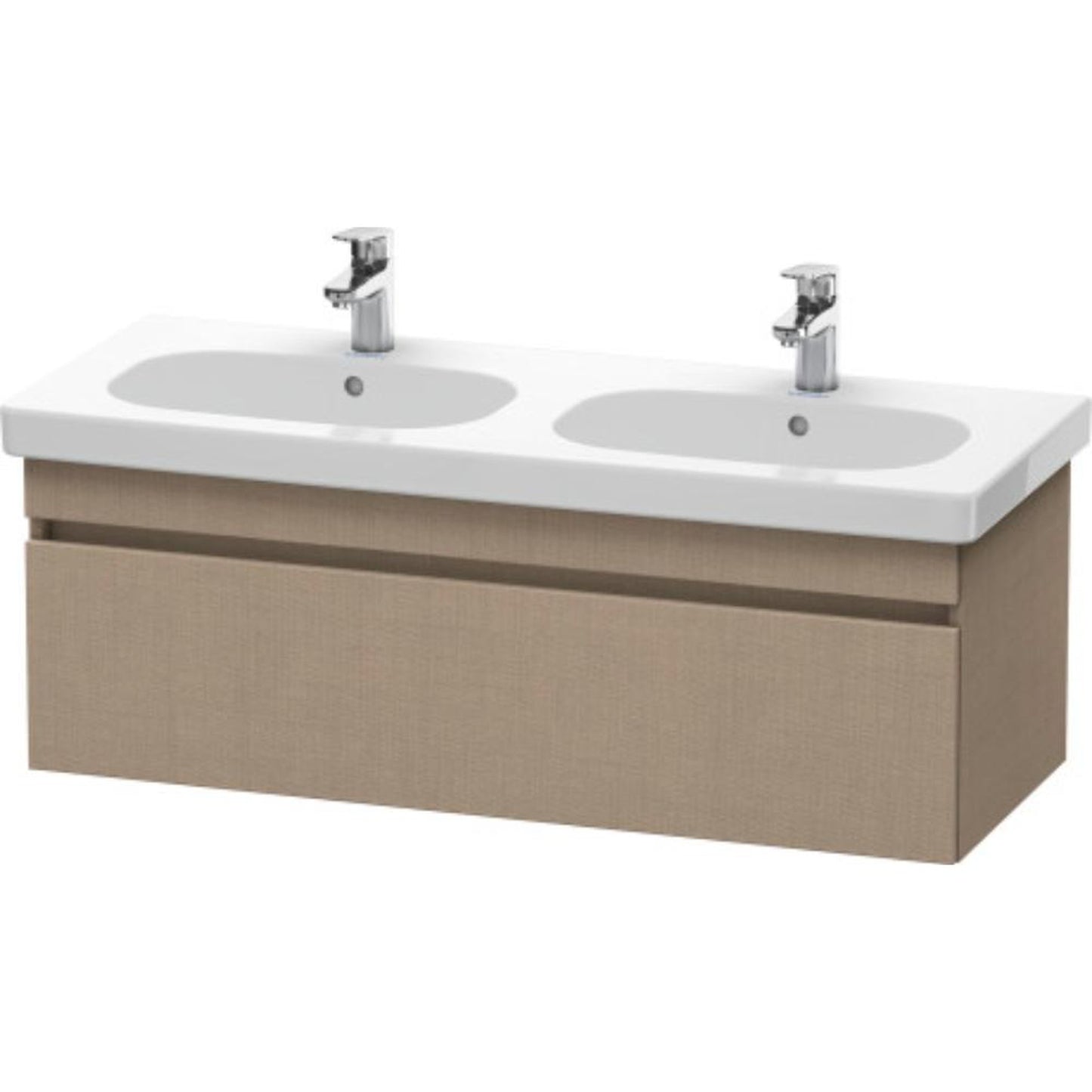 Duravit DuraStyle 45" x 16" x 18" One Drawer Wall-Mount Vanity Unit in Linen (DS638607575)