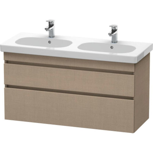 Duravit DuraStyle 45" x 24" x 18" Two Drawer Wall-Mount Vanity Unit in Linen (DS648607575)