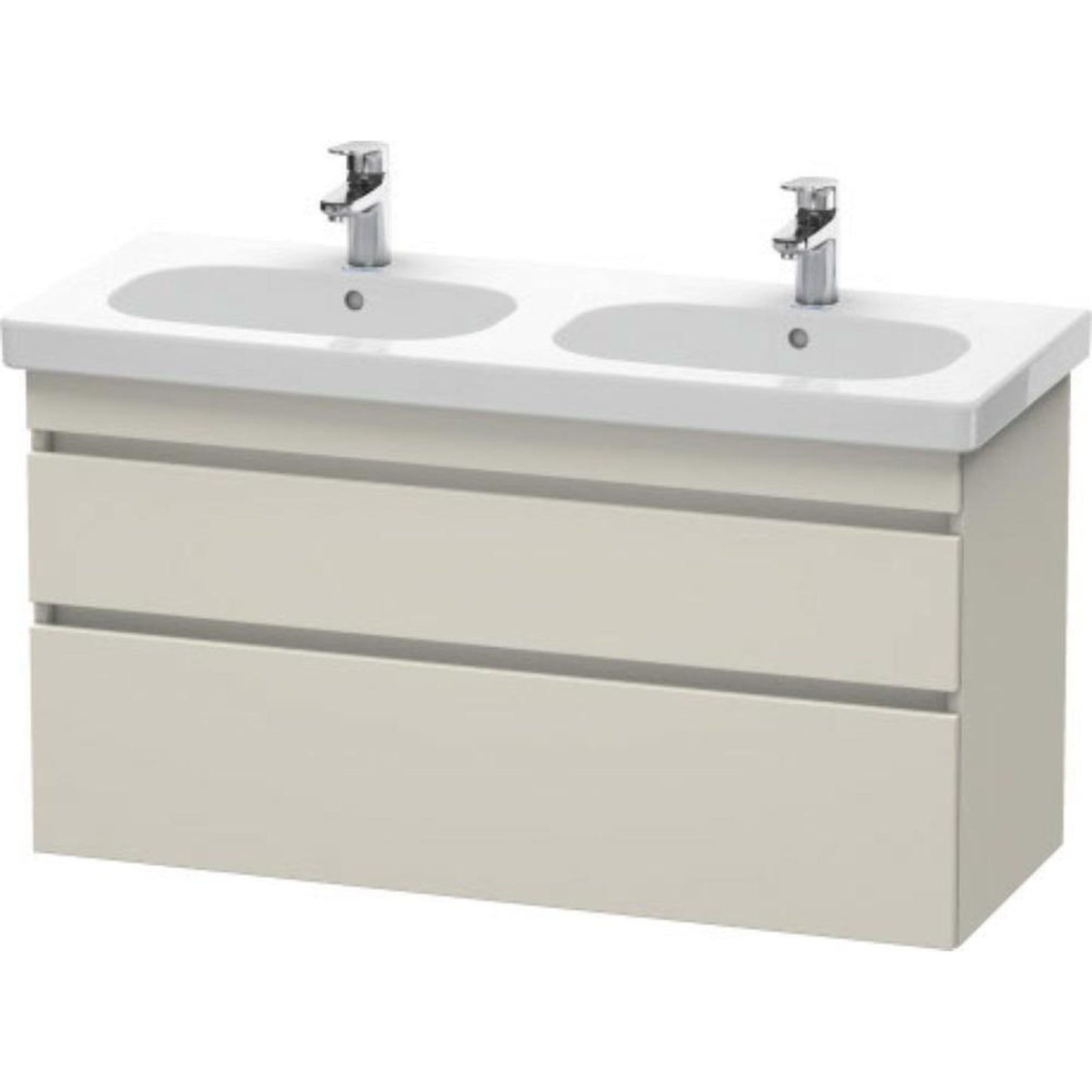 Duravit DuraStyle 45" x 24" x 18" Two Drawer Wall-Mount Vanity Unit in Taupe (DS648609191)