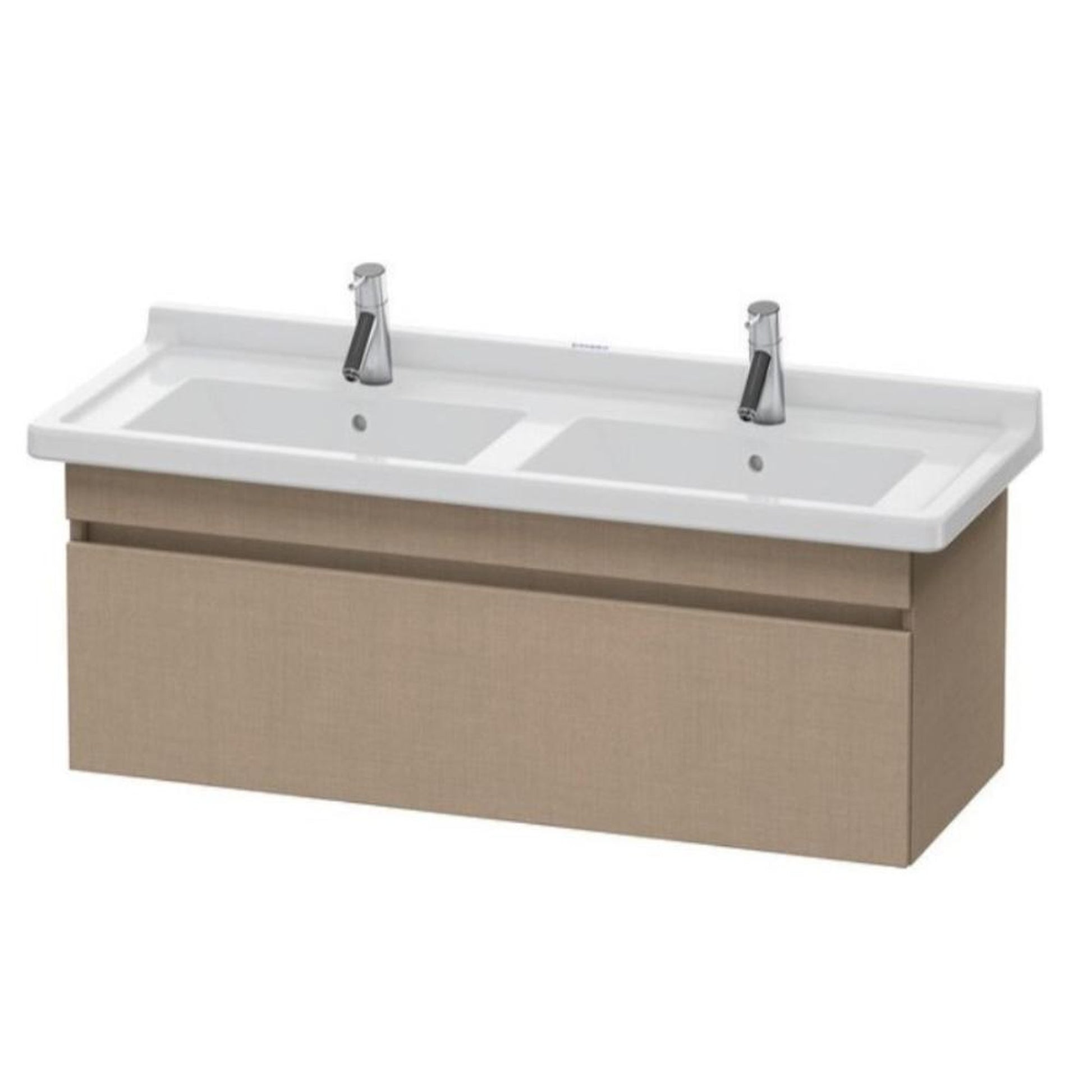 Duravit DuraStyle 47" x 16" x 18" One Drawer Wall-Mount Vanity Unit in Linen (DS639007575)