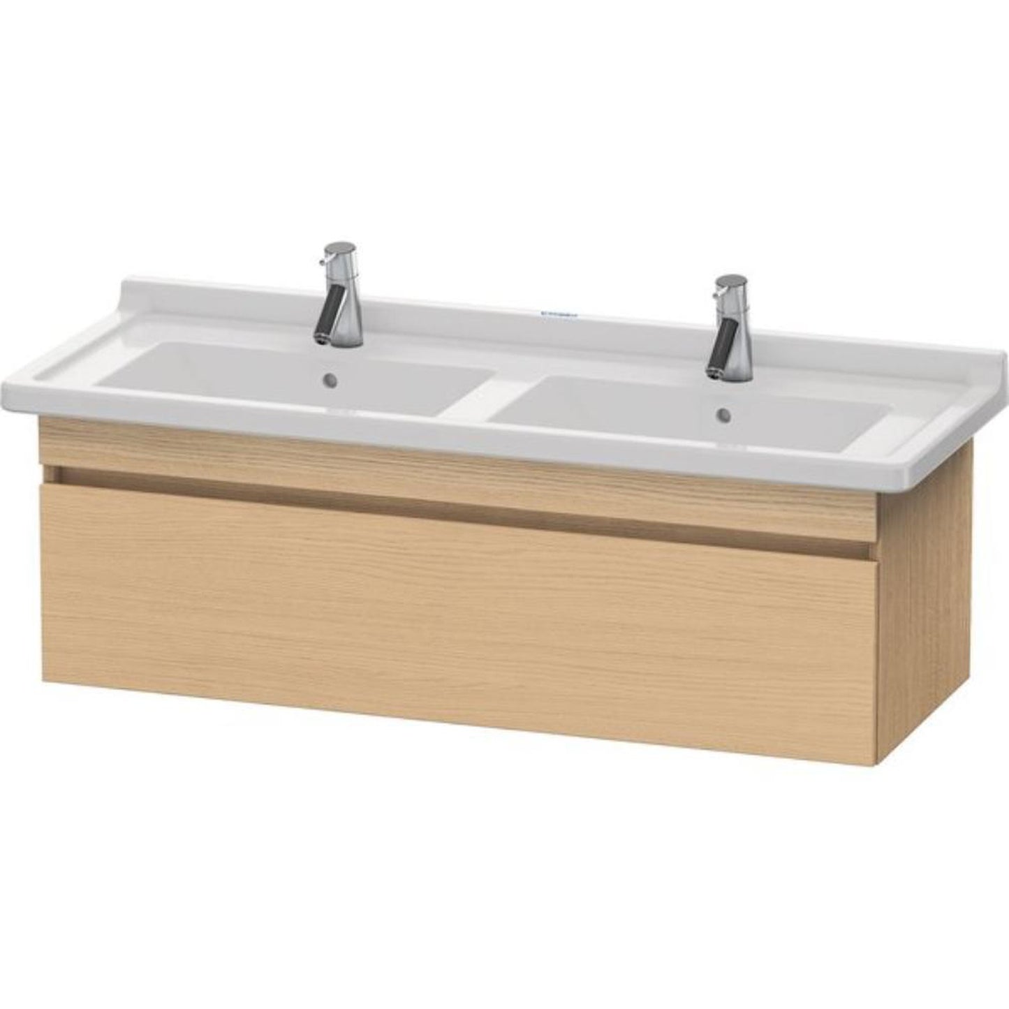 Duravit DuraStyle 47" x 16" x 18" One Drawer Wall-Mount Vanity Unit in Natural Oak (DS639003030)