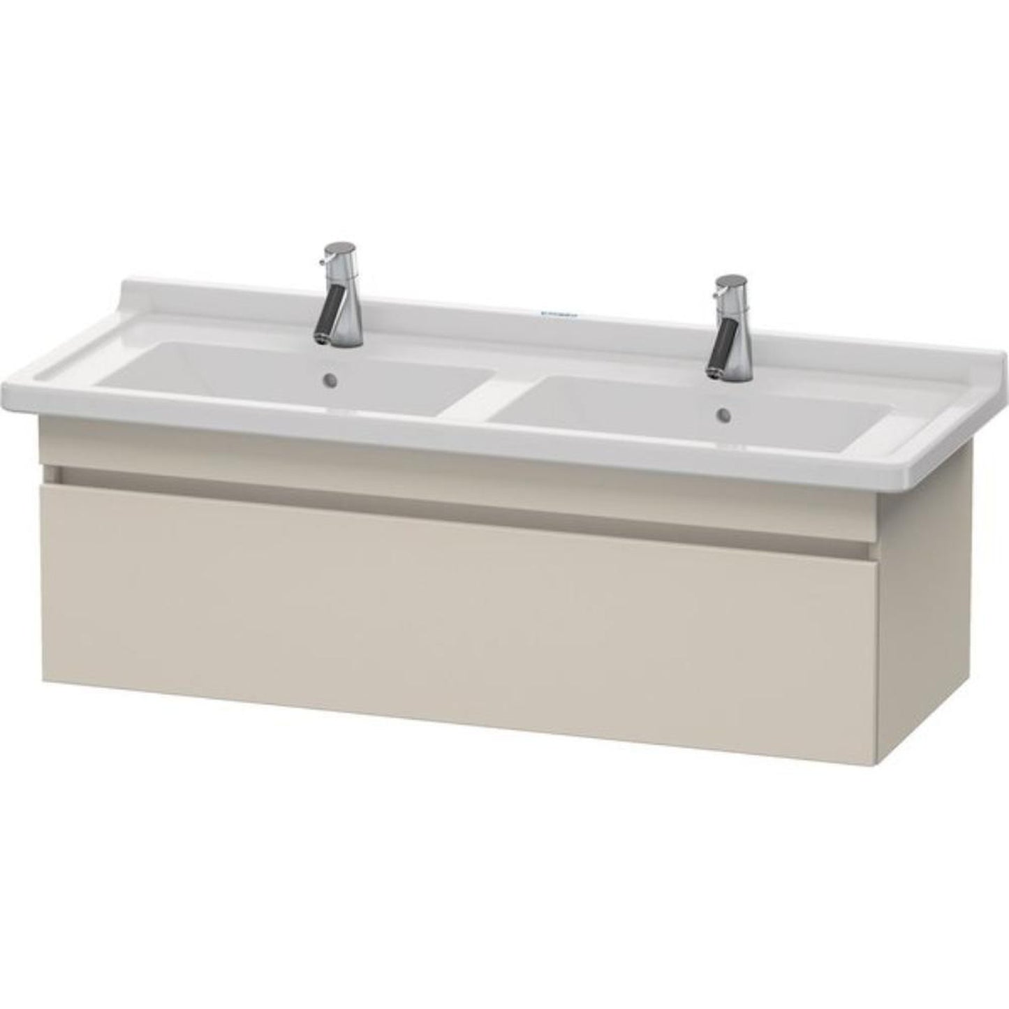 Duravit DuraStyle 47" x 16" x 18" One Drawer Wall-Mount Vanity Unit in Taupe (DS639009191)