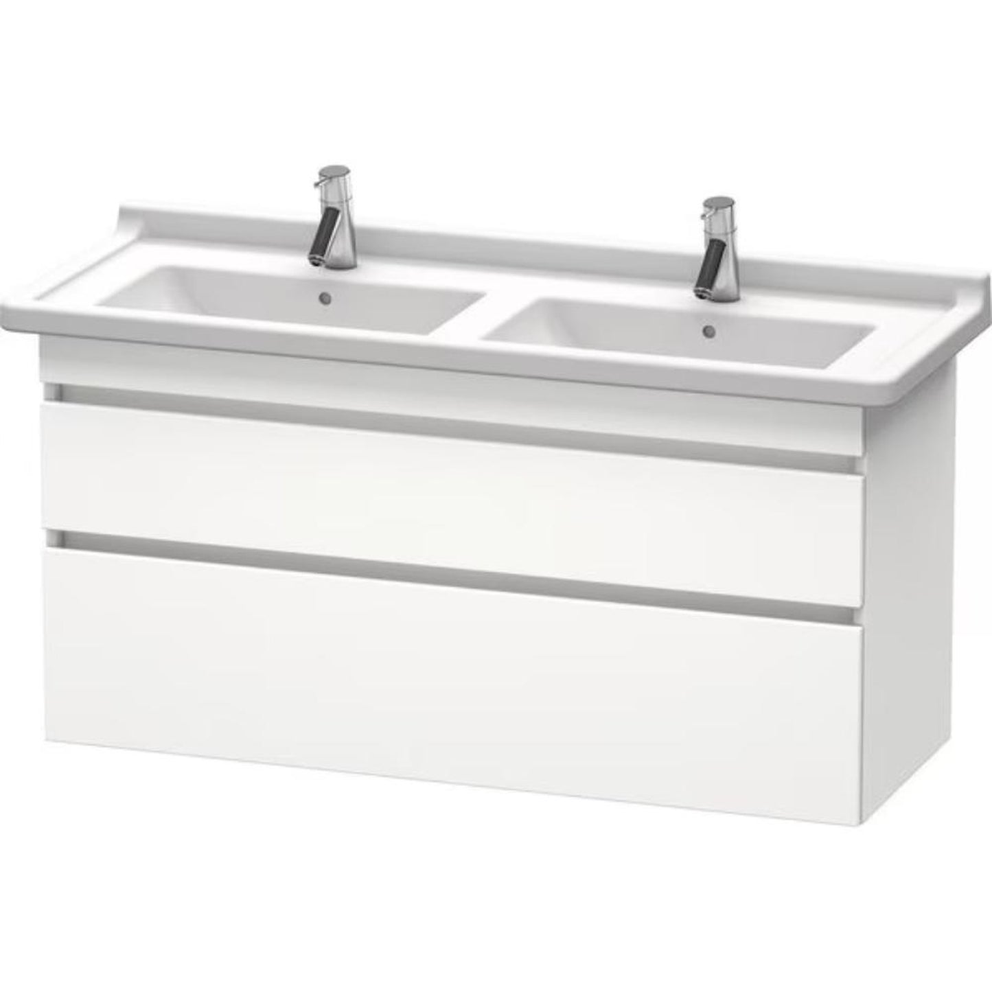 Duravit DuraStyle 47" x 24" x 18" Two Drawer Wall-Mount Vanity Unit in White Matt (DS649001818)