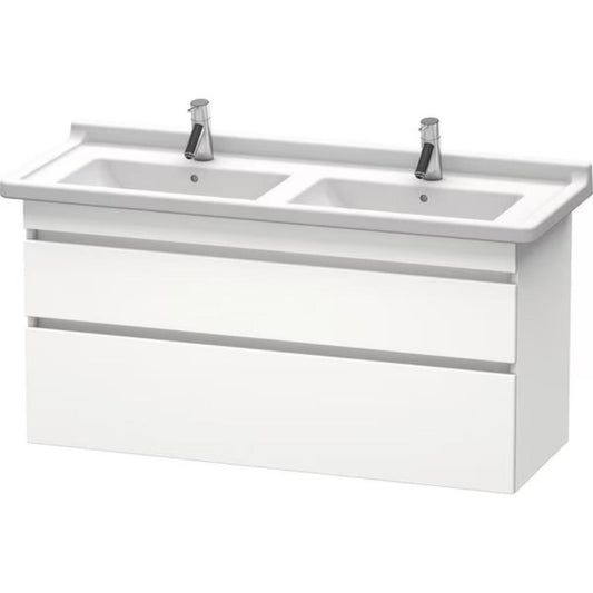 Duravit DuraStyle 47" x 24" x 18" Two Drawer Wall-Mount Vanity Unit in White Matt (DS649001818)