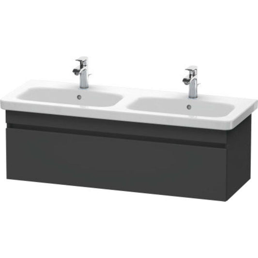 Duravit DuraStyle 48" x 16" x 18" One Drawer Wall-Mount Vanity Unit in Graphite (DS639804949)