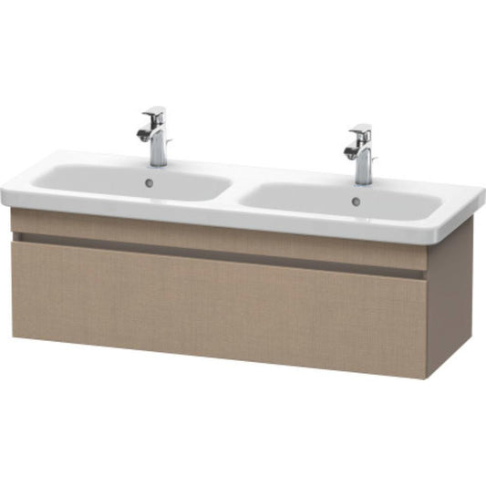 Duravit DuraStyle 48" x 16" x 18" One Drawer Wall-Mount Vanity Unit in Linen and Basalt (DS639807543)