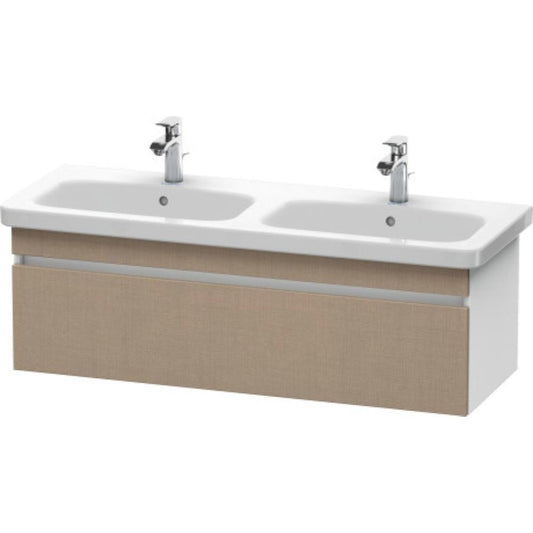 Duravit DuraStyle 48" x 16" x 18" One Drawer Wall-Mount Vanity Unit in Linen and White (DS639807518)