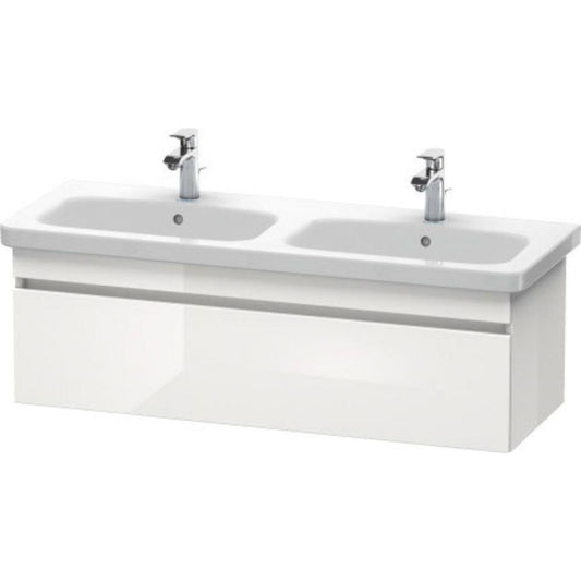 Duravit DuraStyle 48" x 16" x 18" One Drawer Wall-Mount Vanity Unit in White High Gloss (DS639802222)