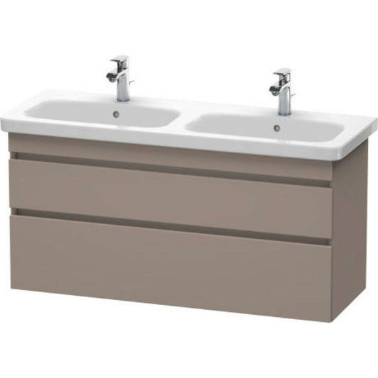 Duravit DuraStyle 48" x 24" x 18" Two Drawer Wall-Mount Vanity Unit in Basalt (DS649804343)