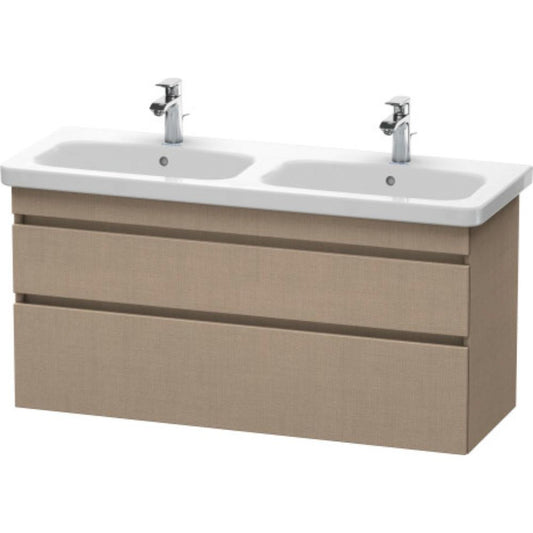 Duravit DuraStyle 48" x 24" x 18" Two Drawer Wall-Mount Vanity Unit in Linen (DS649807575)