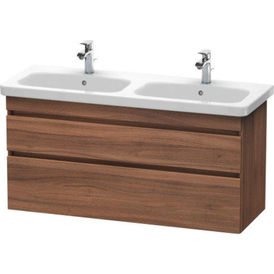 Duravit DuraStyle 48" x 24" x 18" Two Drawer Wall-Mount Vanity Unit in Natural Walnut (DS649807979)