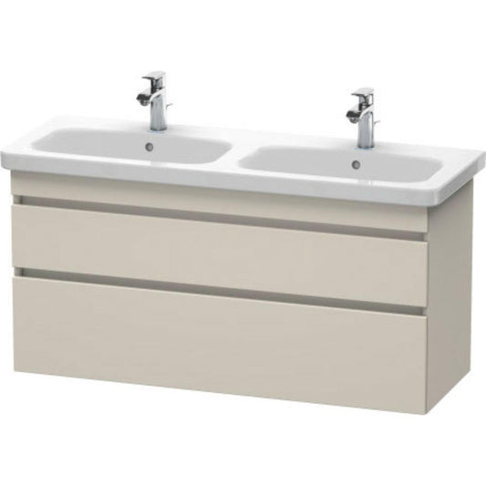 Duravit DuraStyle 48" x 24" x 18" Two Drawer Wall-Mount Vanity Unit in Taupe (DS649809191)