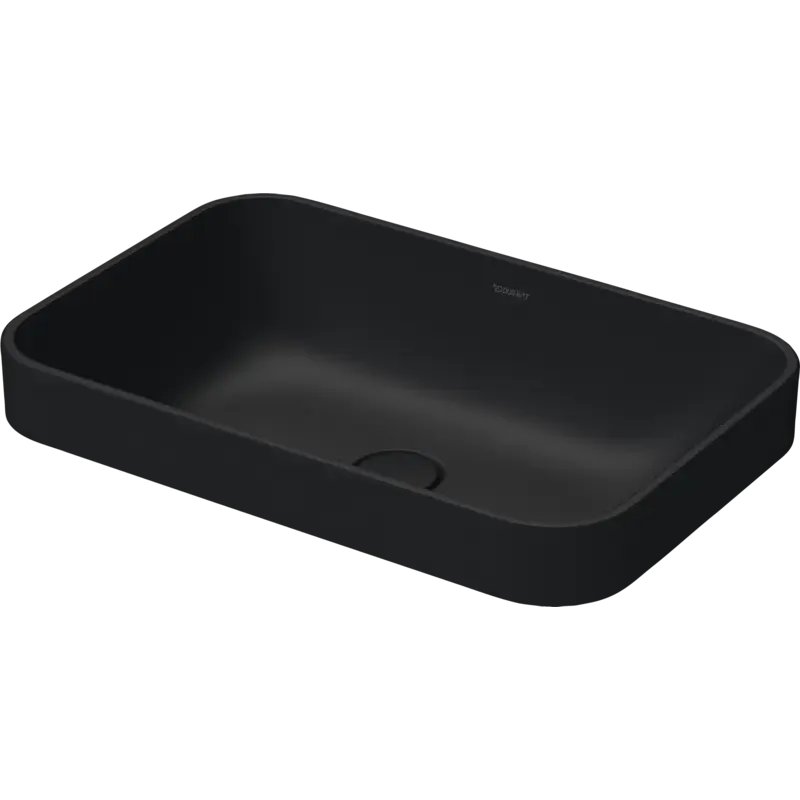 Duravit Happy D.2 24" x 16" x 7" Anthracite Washbowl With WonderGliss (23596013001)