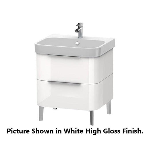 Duravit Happy D.2 25" x 23" x 19" Cashmere Oak Floorstanding Vanity Unit (H2637201111)