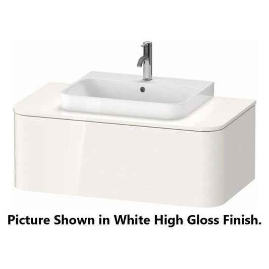 Duravit Happy D.2 39" x 14" x 22" Nordic White One Drawer Wall-Mount Vanity Unit (HP493103939)