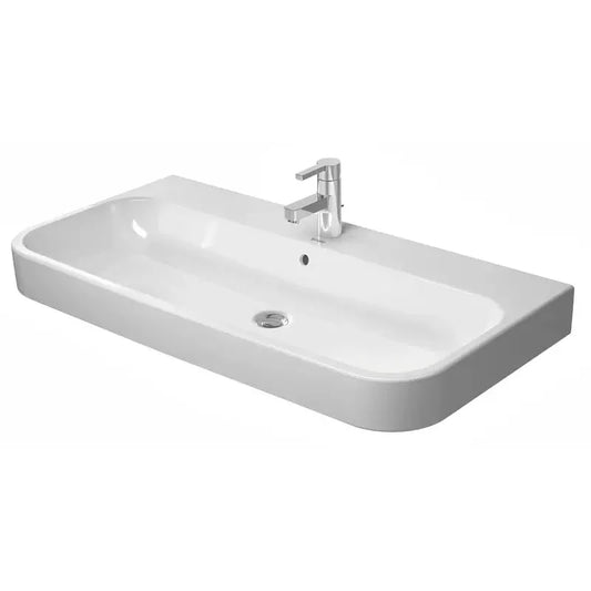 Duravit Happy D.2 39" x 20" x 7" White Vanity Sink (2318100000)
