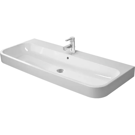 Duravit Happy D.2 47" x 20" x 7" White Vanity Sink (2318120000)